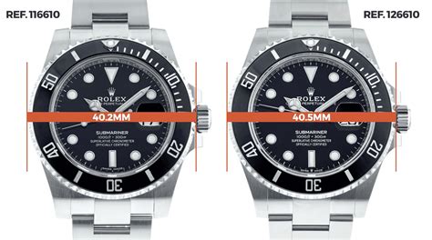 rolex submariner 40mm lug to lug|rolex submariner size guide.